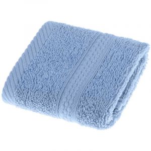 Image de Serviette 100% Coton - Bleu clair - 30 x 30 cm - Bleu Clair - Homescapes
