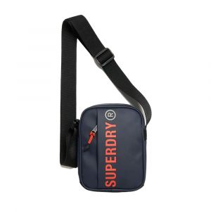 Superdry Bandoulière Tarp Cross Body bleu marine femme