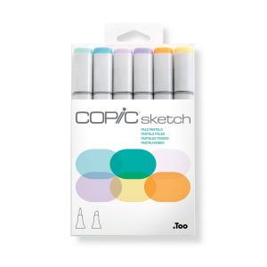 Copic Set Sketch Marqueurs Manga 6 Couleurs Pastels