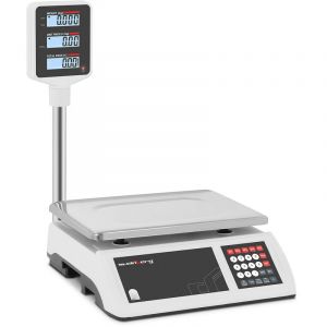 Steinberg Balance de contrôle Poids-Prix SBS-PW-152C (001 g à 15 kg int.2 g Afficheur LCD Sur Trépied Plateau 31x21cm)