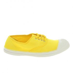 Bensimon Tennis à lacets Jaune - Taille 36;37;38;39;40;41