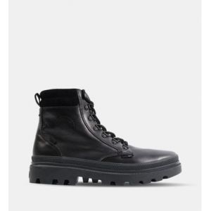 Palladium Boots PALLATROOPER HKR LTH Noir - Taille 41,42,43,44