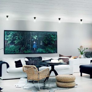 Millumine Plafonnier en céramique noire et ampoule led incluse