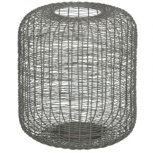 Bigbuy Lanterne Bougeoir Vert Fer 25 x 25 x 27 cm