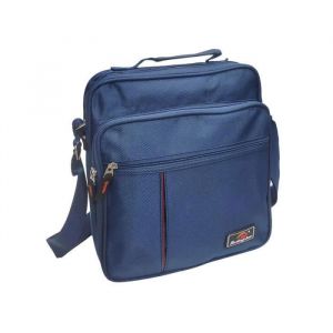 Sacoche homme - MAROMAX - Multi-poches - Bleu - Bandouli&egrave;re - Zipp&eacute;e