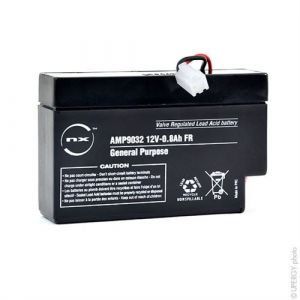 Image de Nx Batterie plomb AGM S 12V-0.8Ah FR 12V 0.8A...