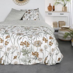 Today Parure de lit 2 personnes Coton 57 Fils Stella