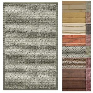 Tapis en bambou Panda Enroulable Nature 150 x 200 cm