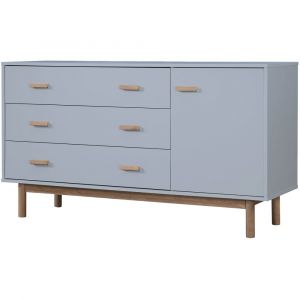 Melanie Buffet avec 1 porte / 3 tiroirs effet chêne gris
