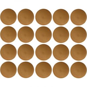 Cyclingcolors 20x cache vis capuchon torx T25 protection bouchon recouvrement meuble, hêtre (Buk)