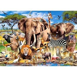 Castorland Puzzle 260 pièces : Animaux de la Savane