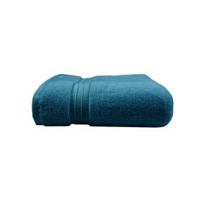 Image de Garnier Thiebaut Serviette eponge pur coton 550 g/m² Elea Bleu Garnier-thiebaut - Couleur Bleu - Taille M