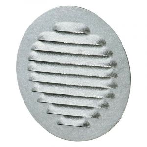 Winflex Ventilation Ventilation - Grille d'aération ronde ø142mm aluminium avec écran anti-insecte