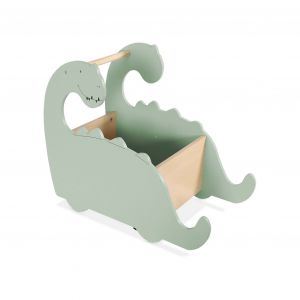 Coffre à jouets avec roulettes pour enfant dinosaure
