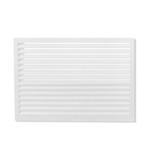 Decoclim Dos habillage groupe extérieur cache-clim Aluminium Blanc Taille M