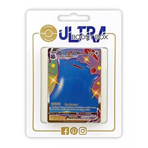 Métamorph VMAX SV119 Full Art Shiny Chromatique - Ultraboost X Epée et Bouclier 4.5 Destinées Radieuses - Coffret de 10 Cartes Pokémon Françaises