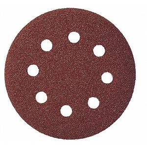 Image de Klingspor Auto-agrippants Bois/métal Disques abrasifs – PS 22 K Grain 120 125 mm 8 Hole Lot de 50