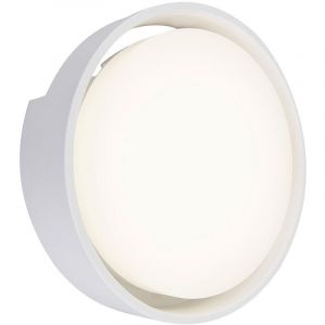 Briloner leuchten Applique d'ext&eacute;rieur LED plastique blanc 18W IP44 &Oslash; 22cm Leuchten - Briloner