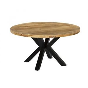 Table ronde 140 cm bois massif Leya