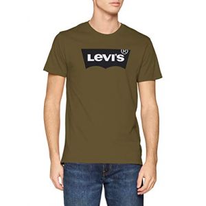Levi's Graphic T-shirt Hommes olive noir T. M