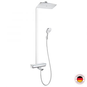 Hansgrohe Colonne bain douche thermostatique Raindance E 361 chromé + nettoyant