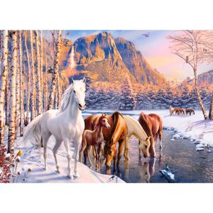Castorland Puzzle de 180 pièces : La fonte hivernale