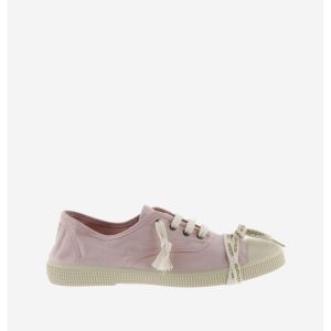 Victoria Chaussures anglaise toile teintée drec rose