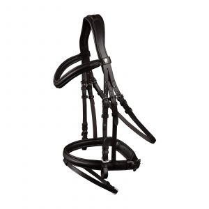 Waldhausen Bridon &eacute;quitation muserolle combin&eacute;e anatomique X-Line stockholm