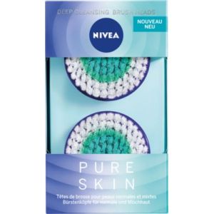 Image de Nivea Têtes de brosse Pure Skin peaux normales et mixtes