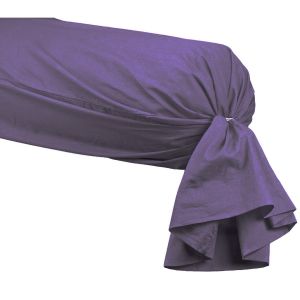 Sensei Maison Taie de traversin en percale Pourpre 45x185 cm