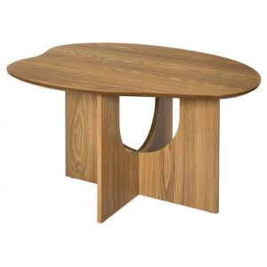 The home deco factory Table basse organique imitation bois