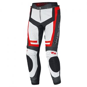 Held Pantalon cuir Rocket 3.0 blanc/rouge - FR-48