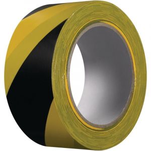 Lot ruban de signalisation extra 339 kip 1 carton(s) de 36 rouleau(x) ruban signalisation 339 pvc noir/jaune l33m l50mm - kip