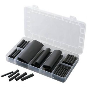 Tru Components Assortiment de gaines thermorétractables 3:1 1566305 52 pièces