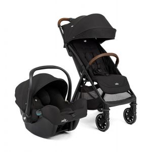Joie Poussette duo Pact Pro shale + coque auto i-Snug 2 coal - Noir