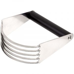 Presse Pâte - Acer - 10 Cm - Acier Inoxydable - Poignée Soft Touch - 5 Lames - Ustensile Pâtisserie