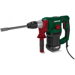 Parkside PBH 1550 B2 Marteau perforateur et burineur, 5 J, 1550 W, avec jeu de forets et burins, SDS-Plus