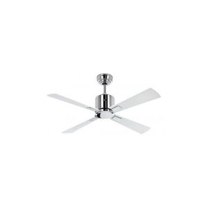 Casafan Ventilateur de Plafond Eco Neo III 103cm Chromé Poli Blanc -