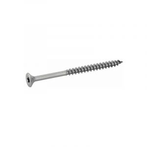 Acton Vis à bois à agglomere tête fraisée six lobes - Filetage partiel - Inox A2 6x150/70 mm - Boîte de 100