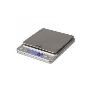Perel Precisieweegschaal, digitaal, 0.01 g tot 500 g, tarrafunctie, automatische uitschakeling, lcd-scherm met achtergrondverlichting, grijs