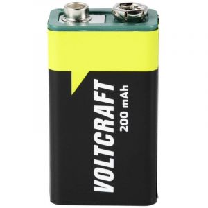 Voltcraft Pile rechargeable 6LR61 (9V) NiMH 200 mAh 8.4 v 1 pc(s)