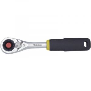 Proxxon micromot Clé à cliquet compacte 23162-10 mm (3/8") - Denture fine avec 72 dents - Taille de la tête : 28 x 15 mm - Longueur totale : 150 mm