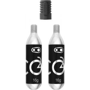 Crankbrothers Cartouche Co2 16g 2 Unités 16 g Black / Silver