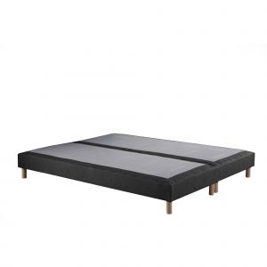 Sommier tapissier Crépuscule anthracite - 180x200 cm