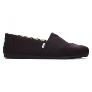 Image de Toms Alpargata en Coton recyclé, Mocassin Plat Homme - Noir - 42.5 EU