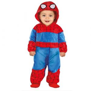 Déguisement homme araignée bébé - 12/18 mois - rouge - guirca 76074
