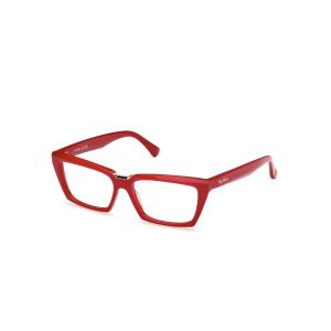 Max Mara Femme MM5180 66 Montures optiques Acétate Rouge Carré Normale