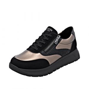 Remonte Femme D2v02 Baskets Basses, Noir, 37 EU