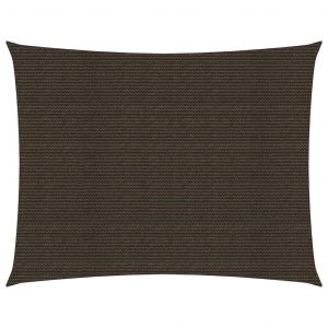 VidaXL Voile d'ombrage 160 g/m² Marron 2,5x4,5 m PEHD