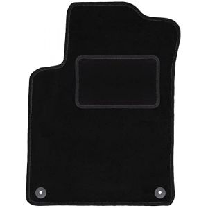 Tapis conducteur noir pour Citroën C3 II à hayon (2009-2016)